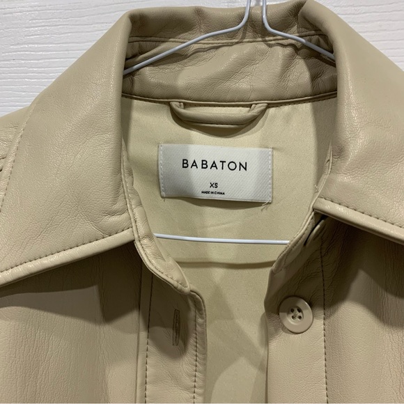 Babaton Pelli Hip Vegan Leather Shirt Jacket - Picture 5 of 15